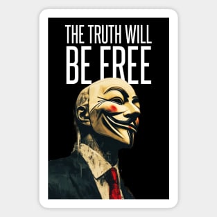 Anonymous: The Truth Will Be Free Magnet